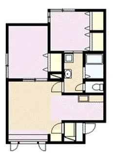 サイレンスコート【A201号室】の間取り