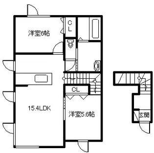 ミモザ【2階】の間取り