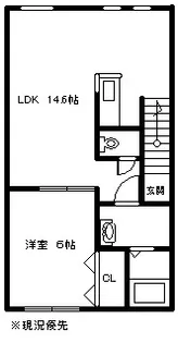 olive旭町【202号室】の間取り