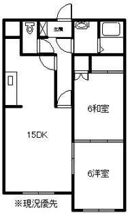 ゴトーハイム【308号室】の間取り