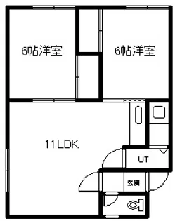 ニアルーム【C号室】の間取り