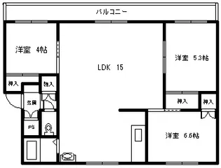 ヴィラナリー上富良野【4階】の間取り