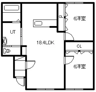 フォルシュ【B105号室】の間取り