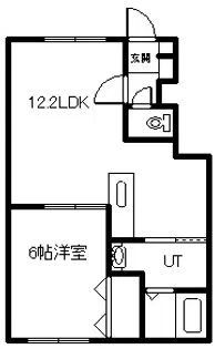 F−GRANDⅠ【116号室】の間取り