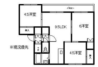レジデンス美唄【208号室】の間取り