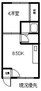 メモリアルパークNAKAMURA【103号室】の間取り