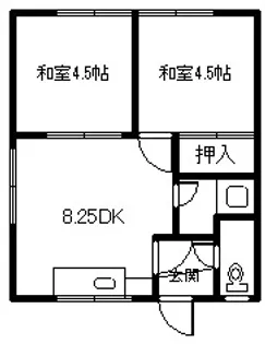 ノエル大町【2階】の間取り