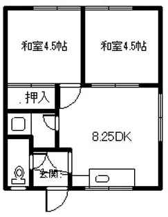 ノエル大町【2階】の間取り