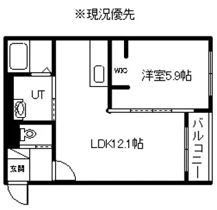 moa to(モア トゥー)【204号室】の間取り