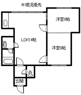 パレスC【102号室】の間取り