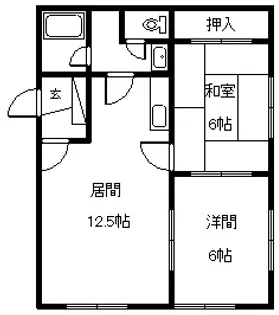 stella緑町【a101号室】の間取り