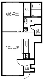 アルコバレーノA棟【101号室】の間取り