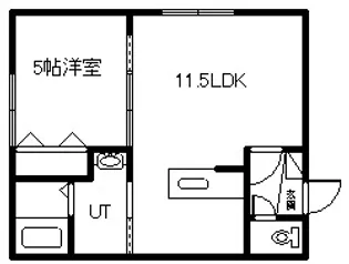 ateena4.24【1階】の間取り