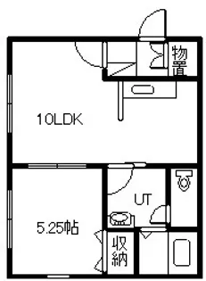 FUJITEC HOUSE(フジテックハウス)A号棟【3号室】の間取り