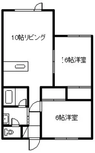 サーザンパートユニオンハウス【103号室】の間取り