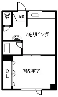 ニシキ・モリハイム【301号室】の間取り