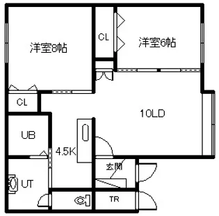 アルト33【206号室】の間取り