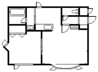 フェリシダD棟【101号室】の間取り