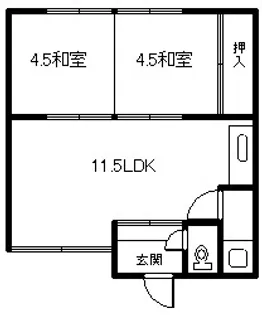 栄和マンション【7号室】の間取り