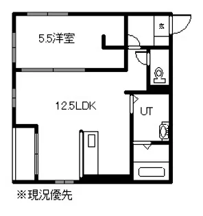ブルーヒルト【1階】の間取り