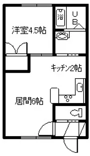 ステラ永山Ⅰ【203号室】の間取り