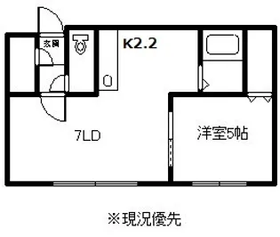 アンヌ【102号室】の間取り