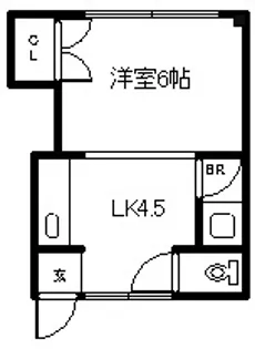 レインボーハウス【301号室】の間取り