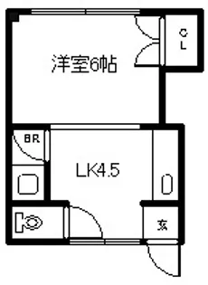 レインボーハウス【303号室】の間取り
