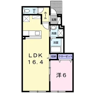 レガーレⅠ【104号室】の間取り