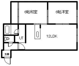 カルム122【205号室】の間取り