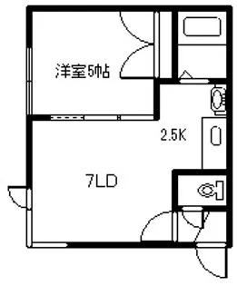 モニカ【105号室】の間取り