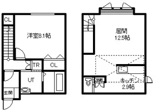 ベルクレストA【103号室】の間取り