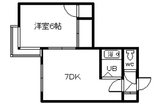 フェリス【2階】の間取り