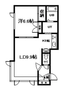 パールハイツ112B棟【101号室】の間取り