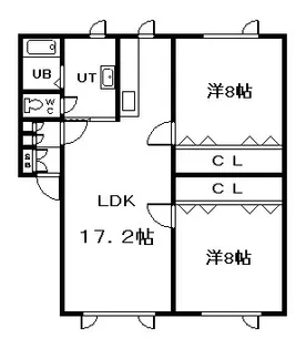 ノースビレッジ【1階】の間取り