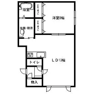 EVA【203号室】の間取り