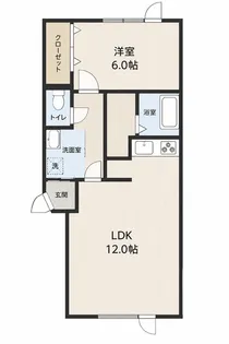 アストランティア【1階】の間取り
