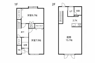 ルノンC【102号室】の間取り