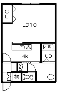 ラメゾンⅠ【2階】の間取り