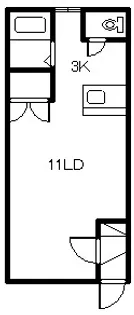 CLAIRE【E号室】の間取り