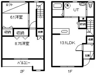 ハーモニー春光【2C号室】の間取り