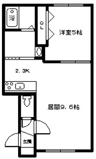 ラ・エスパシオ【1階】の間取り