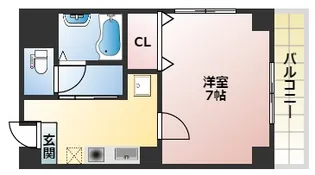 大阪府大阪市西成区千本南1丁目【マンション】の間取り