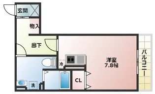 大阪府大阪市西成区玉出中2丁目【アパート】の間取り
