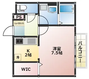 大阪府大阪市西成区千本中1丁目【マンション】の間取り