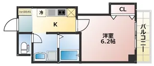 大阪府大阪市西成区千本南1丁目【マンション】の間取り