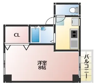 大阪府大阪市西成区橘2丁目【マンション】の間取り
