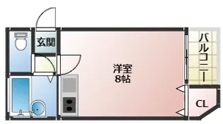 大阪府大阪市西成区花園北2丁目【マンション】の間取り