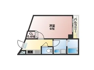 大阪府大阪市西成区玉出東2丁目【マンション】の間取り