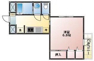 大阪府大阪市西成区玉出東1丁目【マンション】の間取り